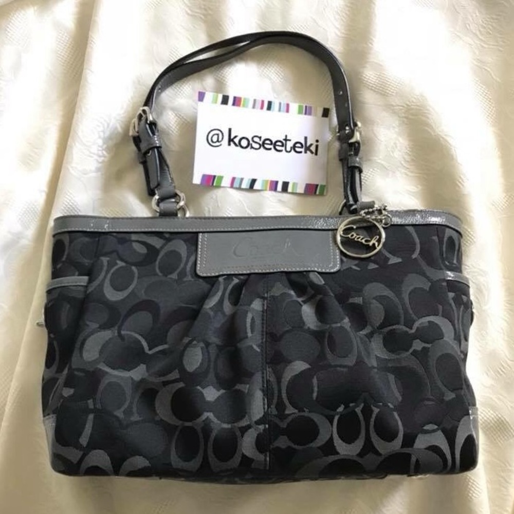 Black / Gray Coach EUC